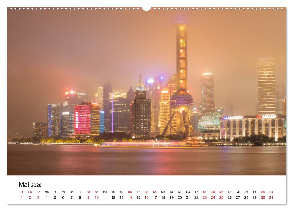 Traumhaftes China (CALVENDO Wandkalender 2026)