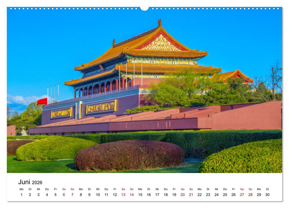 Traumhaftes China (CALVENDO Wandkalender 2026)