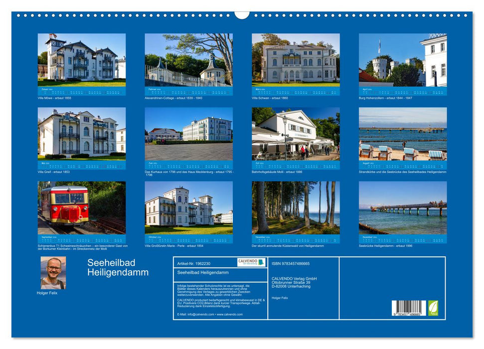 Seeheilbad Heiligendamm (CALVENDO Wandkalender 2026)