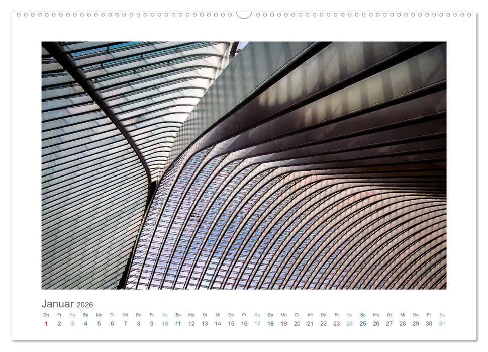 Architektonische Details aus Europa (CALVENDO Wandkalender 2026)