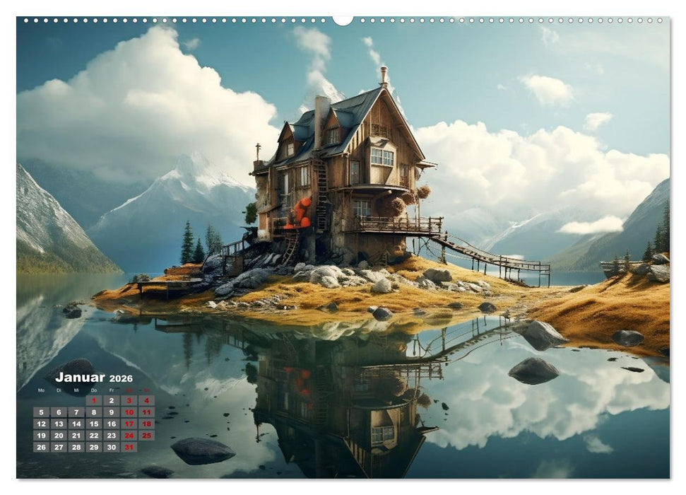 Fantastische Inselwelten (CALVENDO Premium Wandkalender 2026)