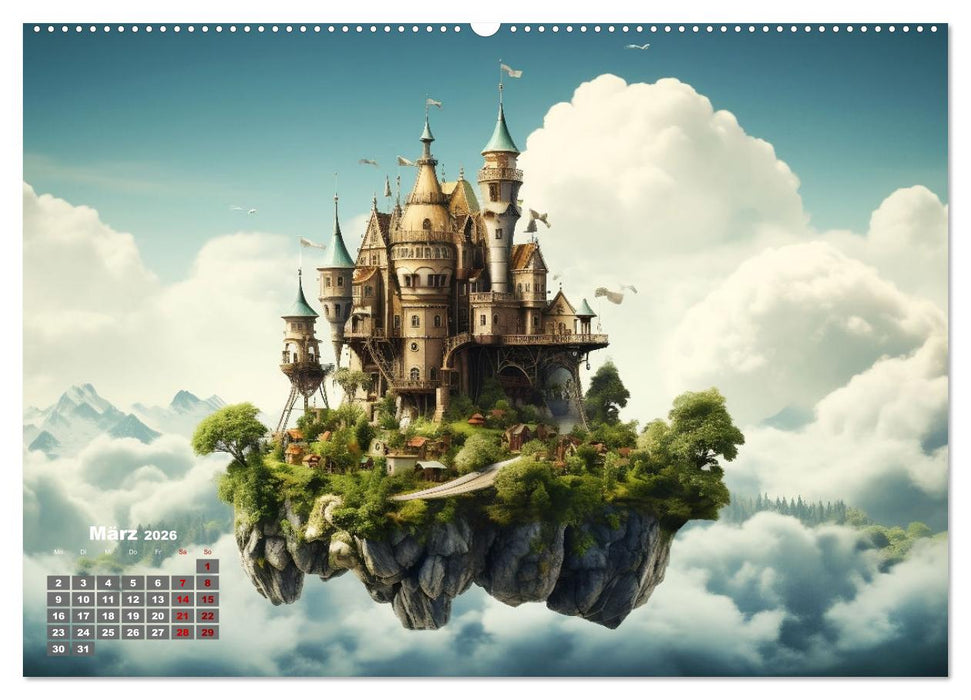 Fantastische Inselwelten (CALVENDO Premium Wandkalender 2026)