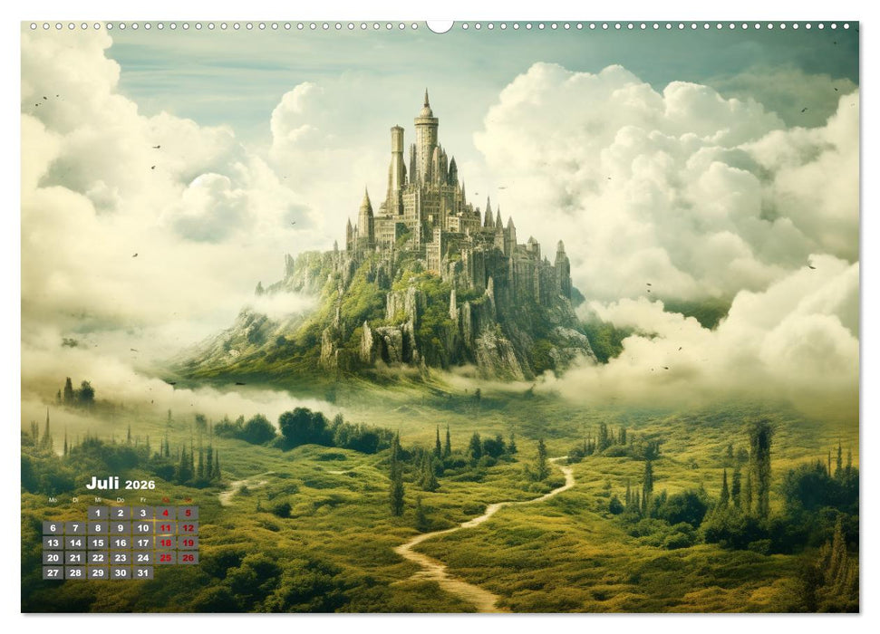 Fantastische Inselwelten (CALVENDO Premium Wandkalender 2026)