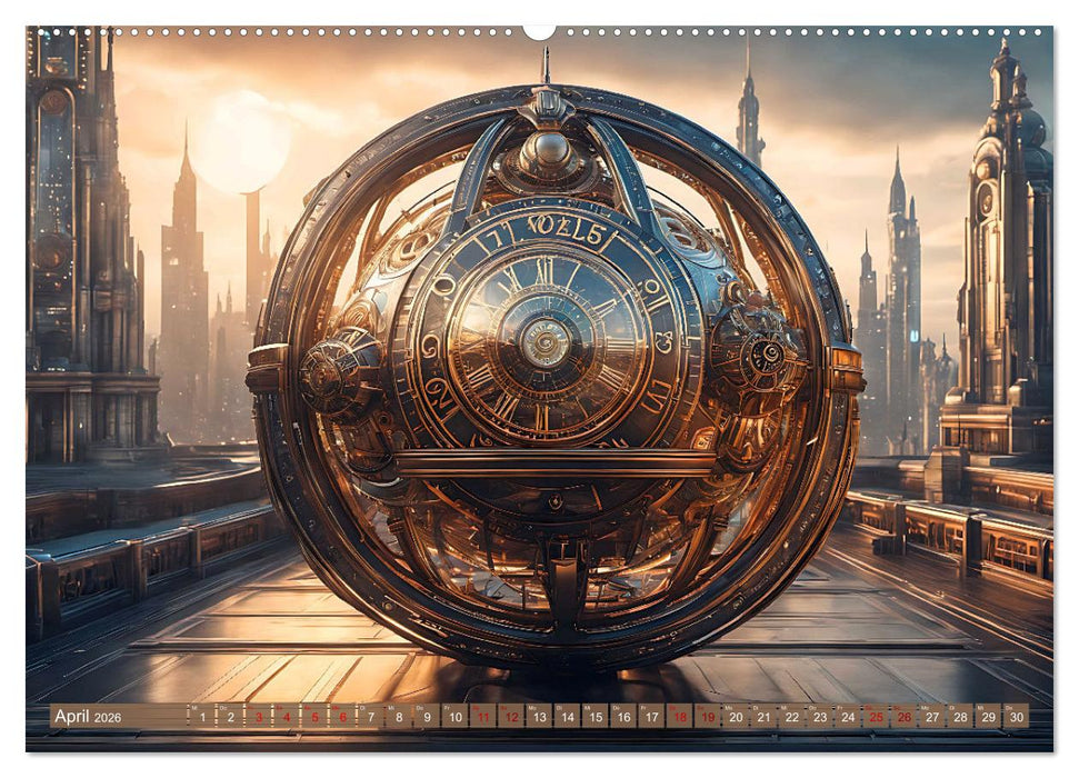 Steampunk Maschinenwelt (CALVENDO Wandkalender 2026)