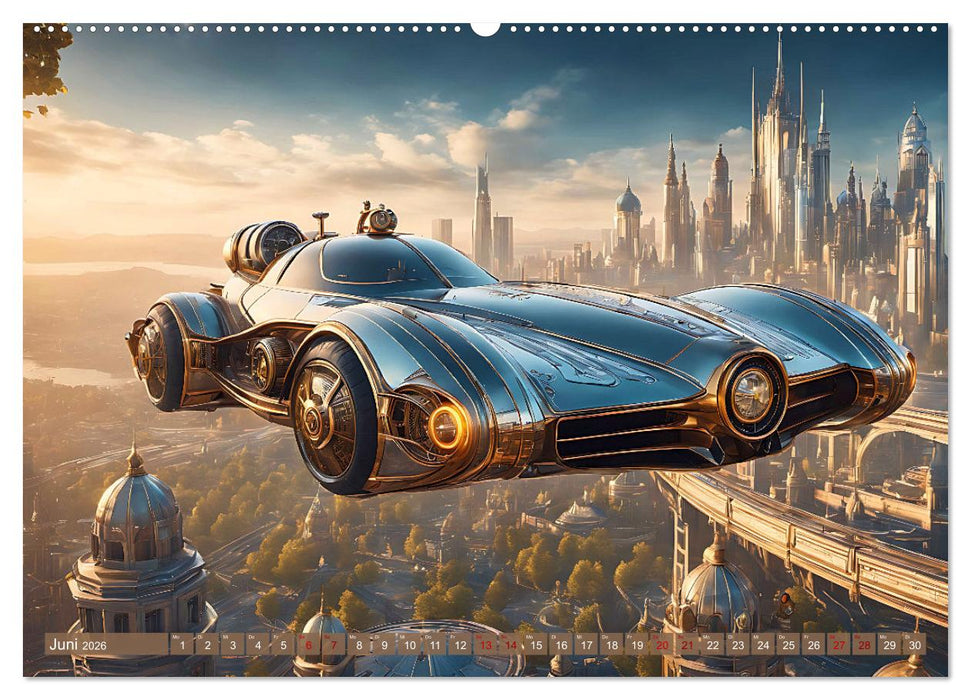 Steampunk Maschinenwelt (CALVENDO Wandkalender 2026)