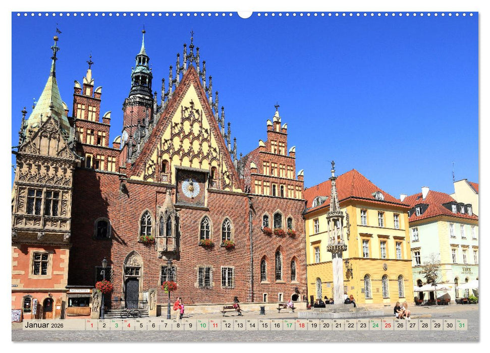 Zauberhaftes Breslau (CALVENDO Premium Wandkalender 2026)