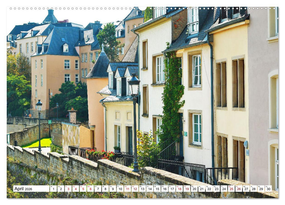 Luxemburg entlang des Wenzelwegs (CALVENDO Wandkalender 2026)