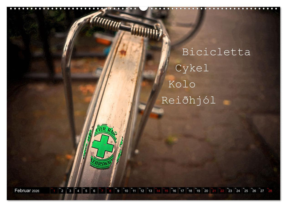 Weltfahrrad (CALVENDO Wandkalender 2026)