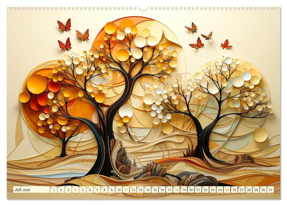 Baum Kunst (CALVENDO Premium Wandkalender 2026)