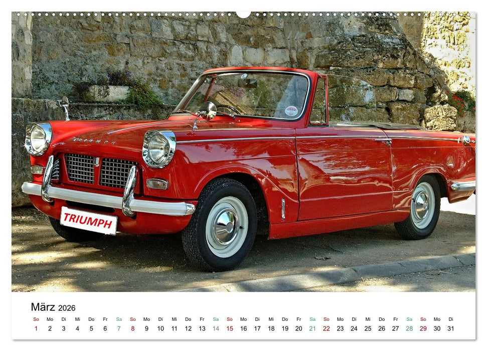 Autos der 70er (CALVENDO Wandkalender 2026)