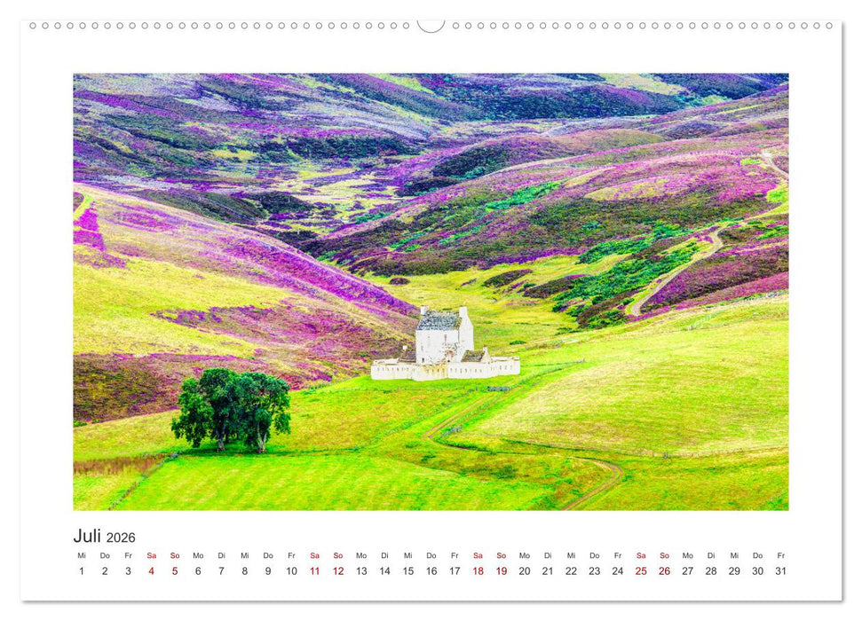 Schottland - Magische Landschaften der Highlands (CALVENDO Premium Wandkalender 2026)