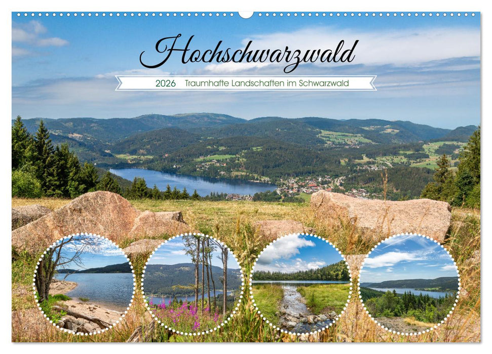Hochschwarzwald - Traumhafte Landschaften im Schwarzwald (CALVENDO Wandkalender 2026)