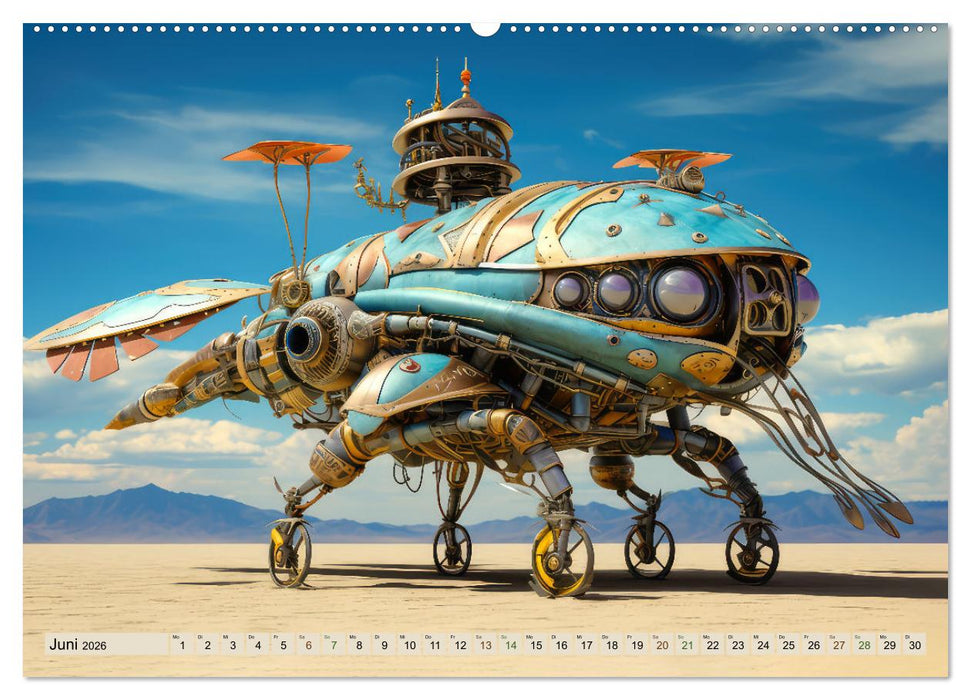 Luftschiff-Fantasie (CALVENDO Wandkalender 2026)