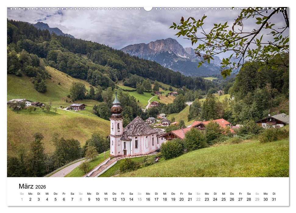 Berchtesgadener Land - Wanderhighlights in Bayern (CALVENDO Premium Wandkalender 2026)