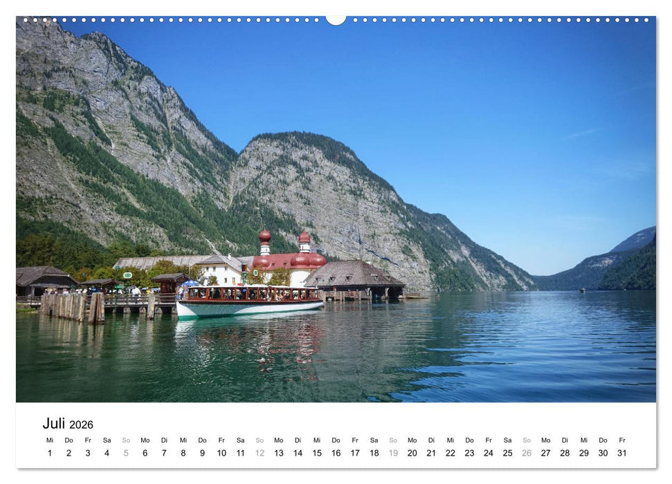 Berchtesgadener Land - Wanderhighlights in Bayern (CALVENDO Premium Wandkalender 2026)