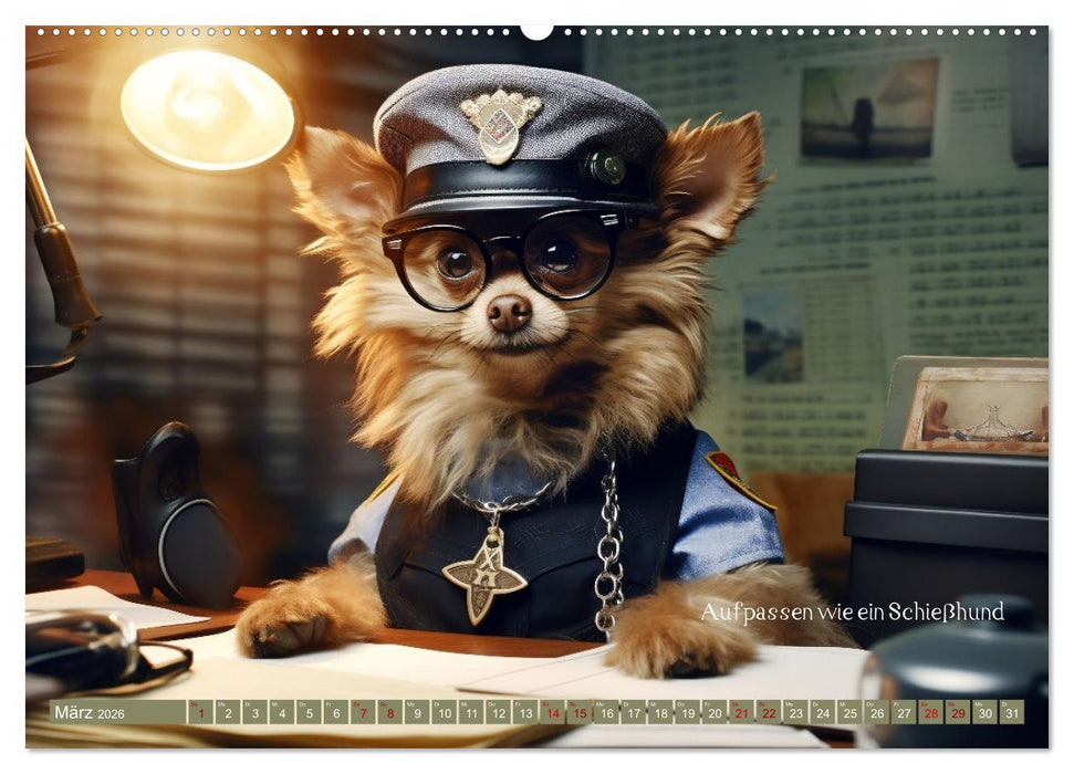 Tierische Sprichwörter (CALVENDO Premium Wandkalender 2026)