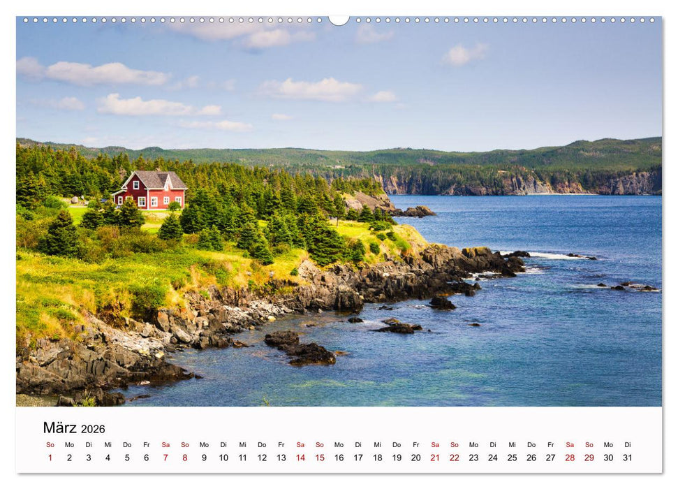 Neufundland - wilde Schönheit im Atlantik (CALVENDO Wandkalender 2026)