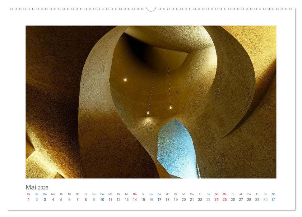 Architektonische Details aus Europa (CALVENDO Premium Wandkalender 2026)