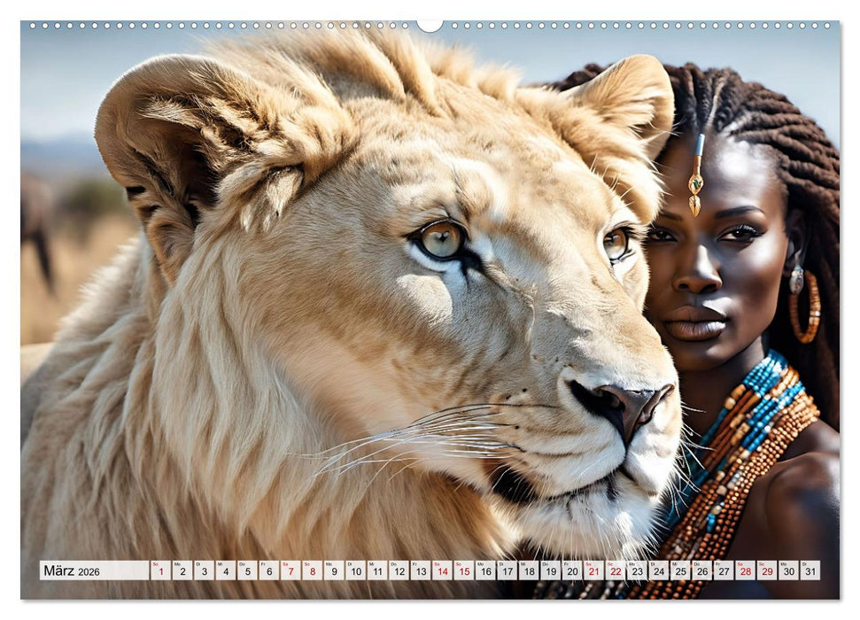 Raubtiere auf Kuschelkurs (CALVENDO Wandkalender 2026)