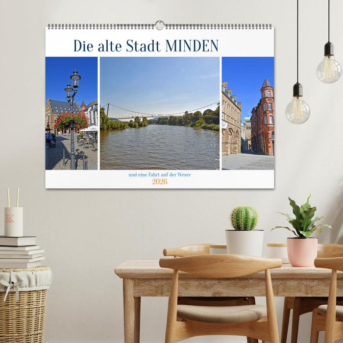 Die alte Stadt MINDEN (CALVENDO Wandkalender 2026)