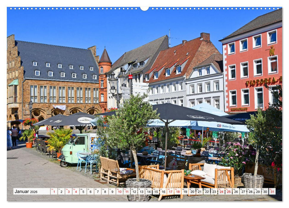 Die alte Stadt MINDEN (CALVENDO Wandkalender 2026)