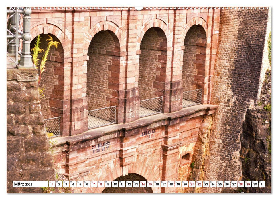 Luxemburg entlang des Wenzelwegs (CALVENDO Premium Wandkalender 2026)