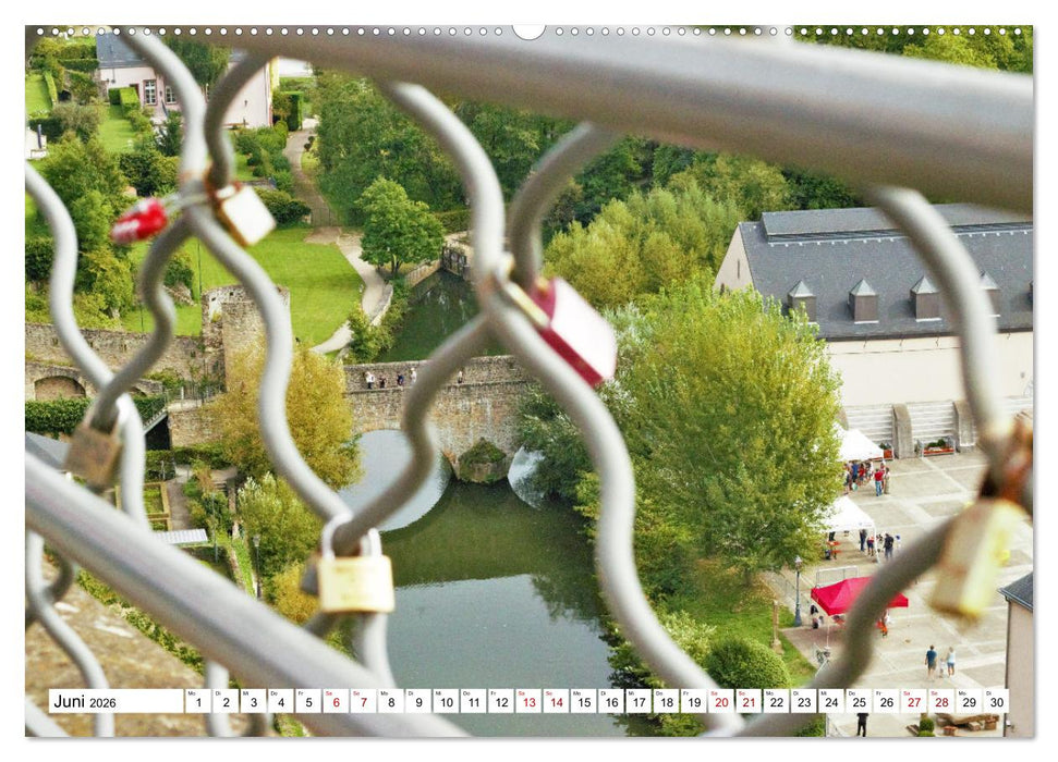 Luxemburg entlang des Wenzelwegs (CALVENDO Premium Wandkalender 2026)