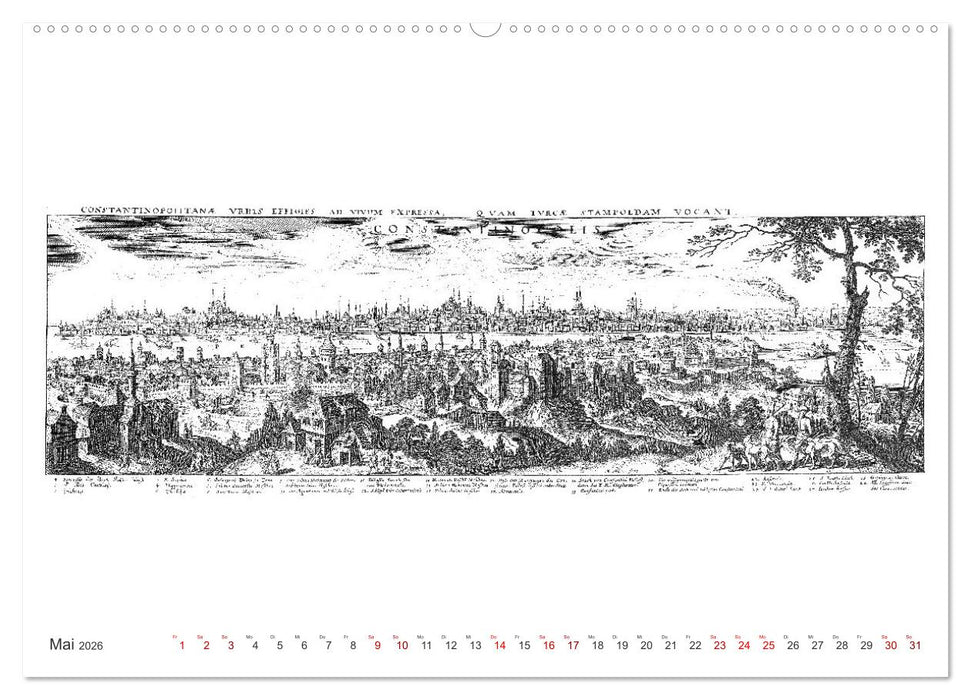 Istanbul - Hauptstadt des osmanischen Reiches seit 1453 (CALVENDO Premium Wandkalender 2026)