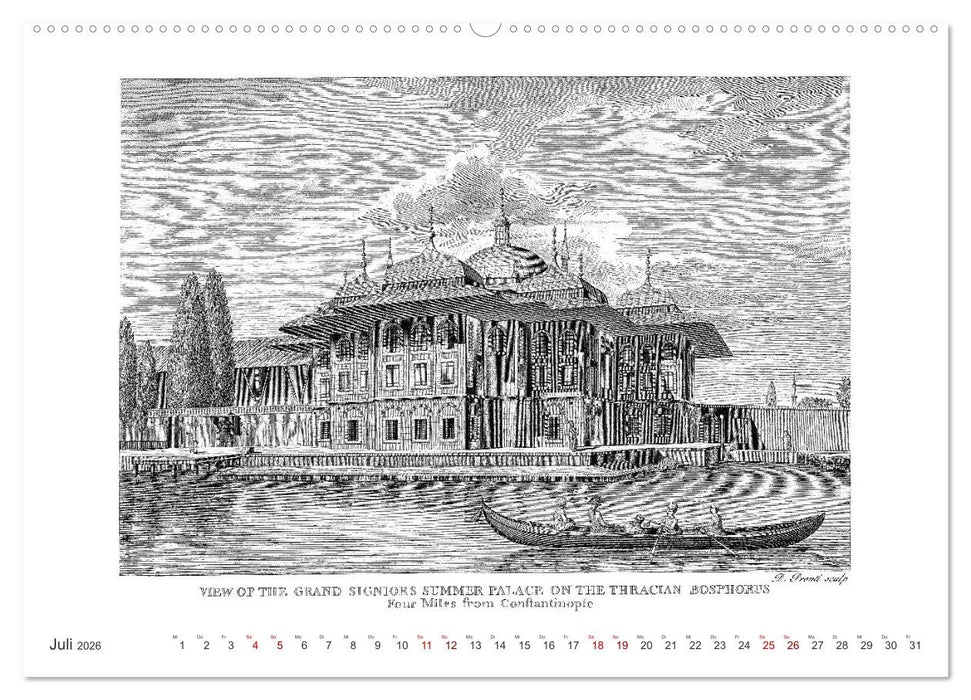 Istanbul - Hauptstadt des osmanischen Reiches seit 1453 (CALVENDO Premium Wandkalender 2026)