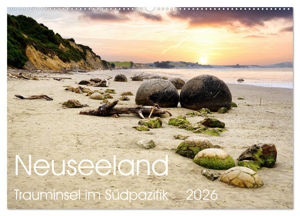 Neuseeland Trauminsel im Südpazifik (CALVENDO Wandkalender 2026)