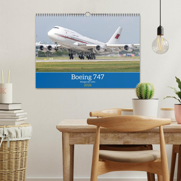 Boeing 747 Kalender (CALVENDO Wandkalender 2026)