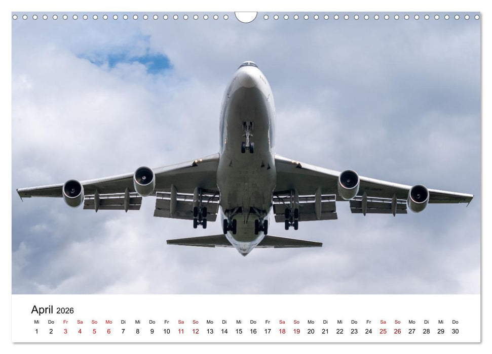 Boeing 747 Kalender (CALVENDO Wandkalender 2026)