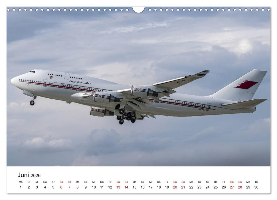 Boeing 747 Kalender (CALVENDO Wandkalender 2026)