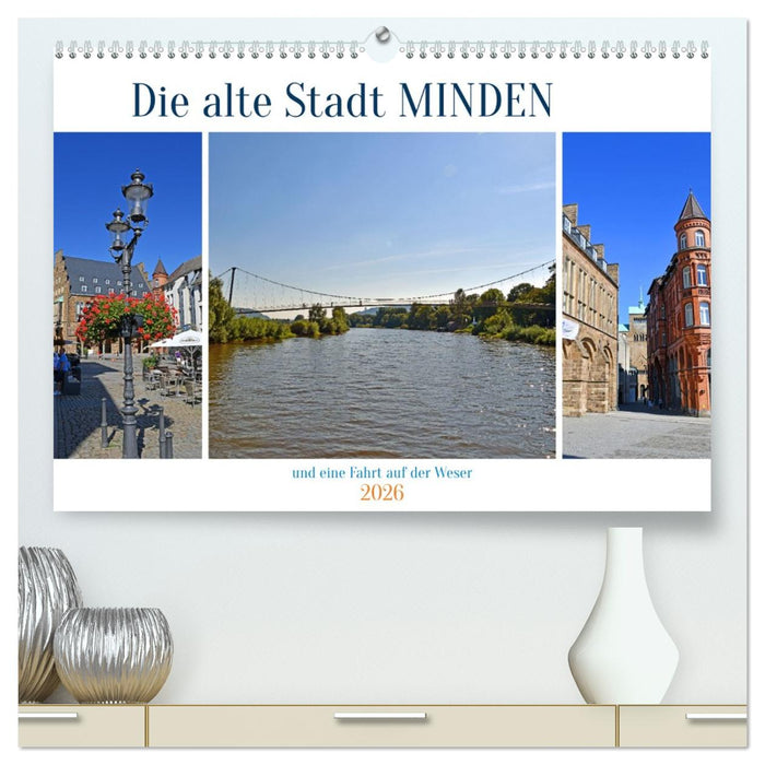 Die alte Stadt MINDEN (CALVENDO Premium Wandkalender 2026)