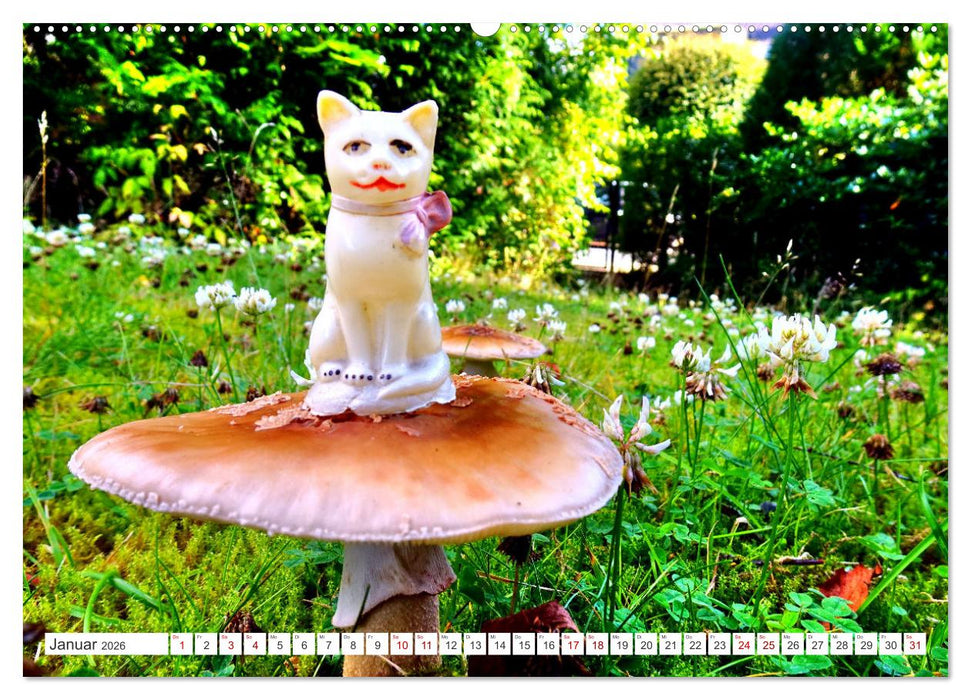 Pilz-Tiere (CALVENDO Premium Wandkalender 2026)