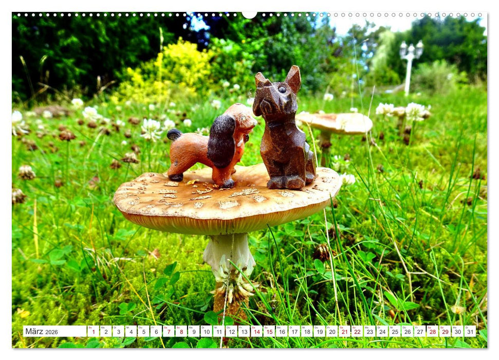Pilz-Tiere (CALVENDO Premium Wandkalender 2026)