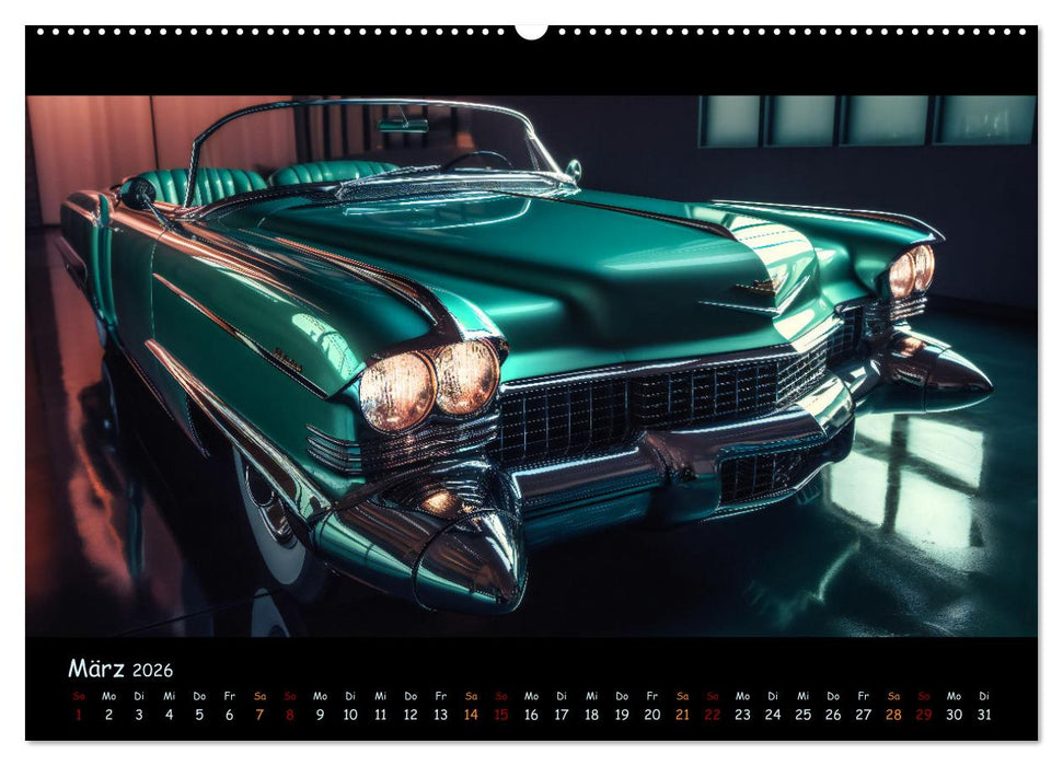 Surreale Oldtimer (CALVENDO Wandkalender 2026)