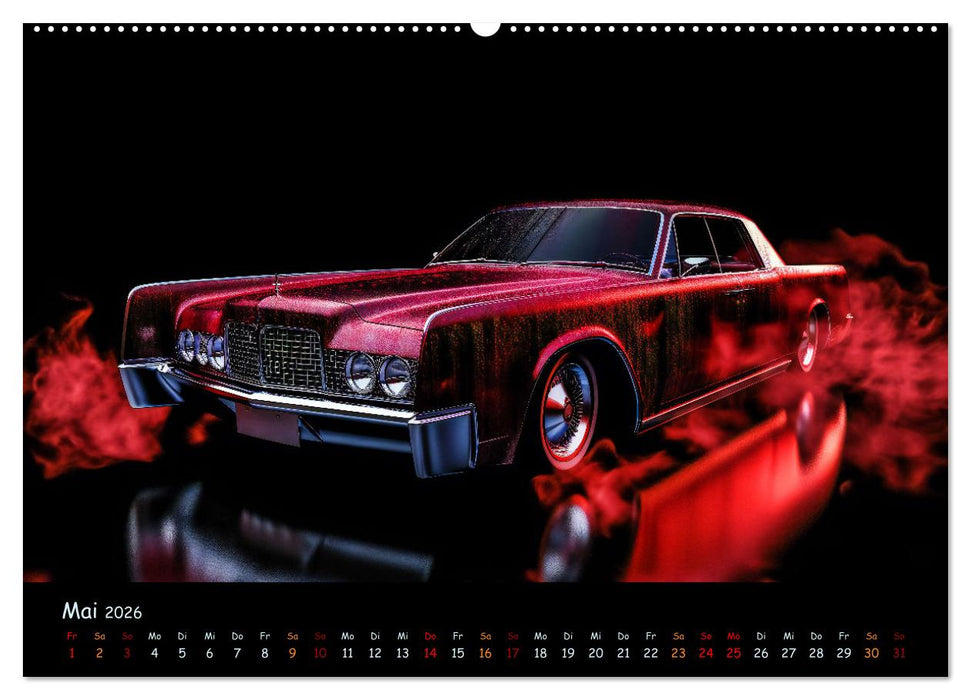 Surreale Oldtimer (CALVENDO Wandkalender 2026)