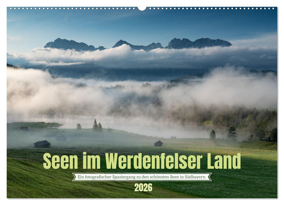 Seen im Werdenfelser Land (CALVENDO Wandkalender 2026)