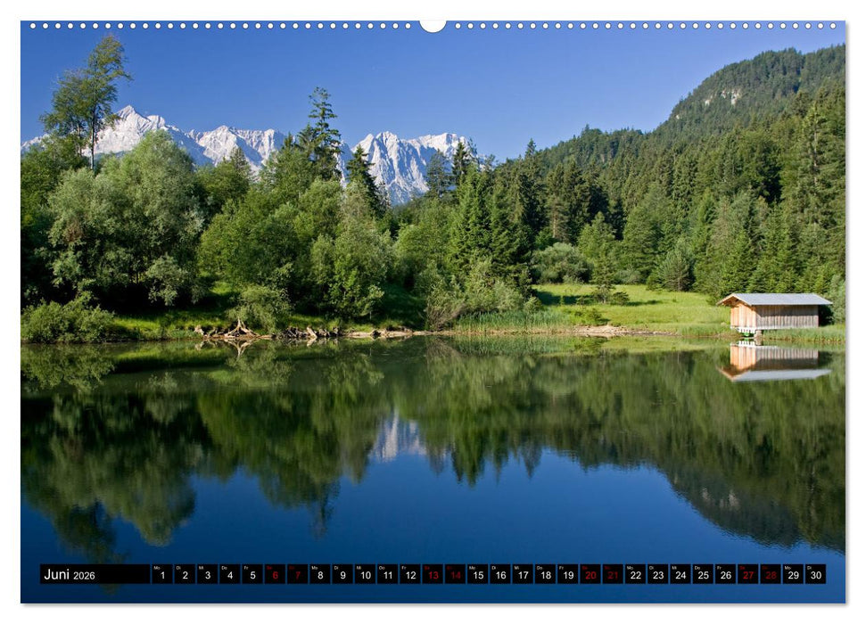 Seen im Werdenfelser Land (CALVENDO Wandkalender 2026)