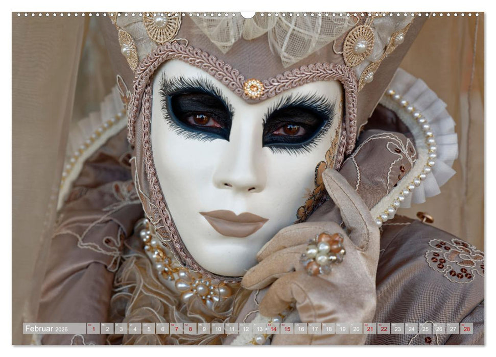 neunziggrad I photoart: venezia carnevale (CALVENDO Wandkalender 2026)