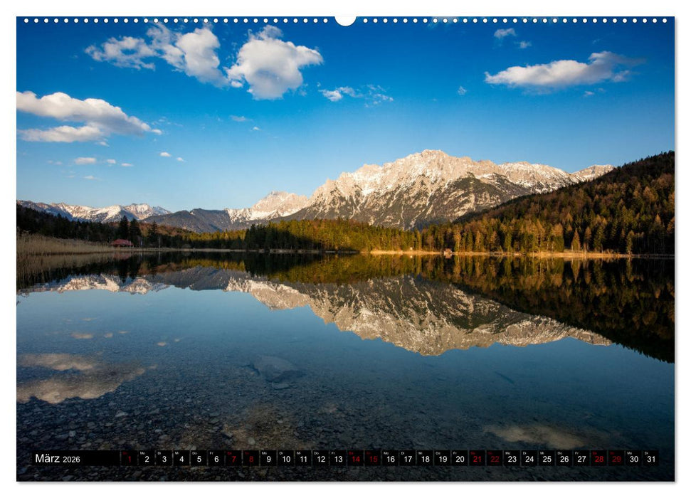Seen im Werdenfelser Land (CALVENDO Premium Wandkalender 2026)