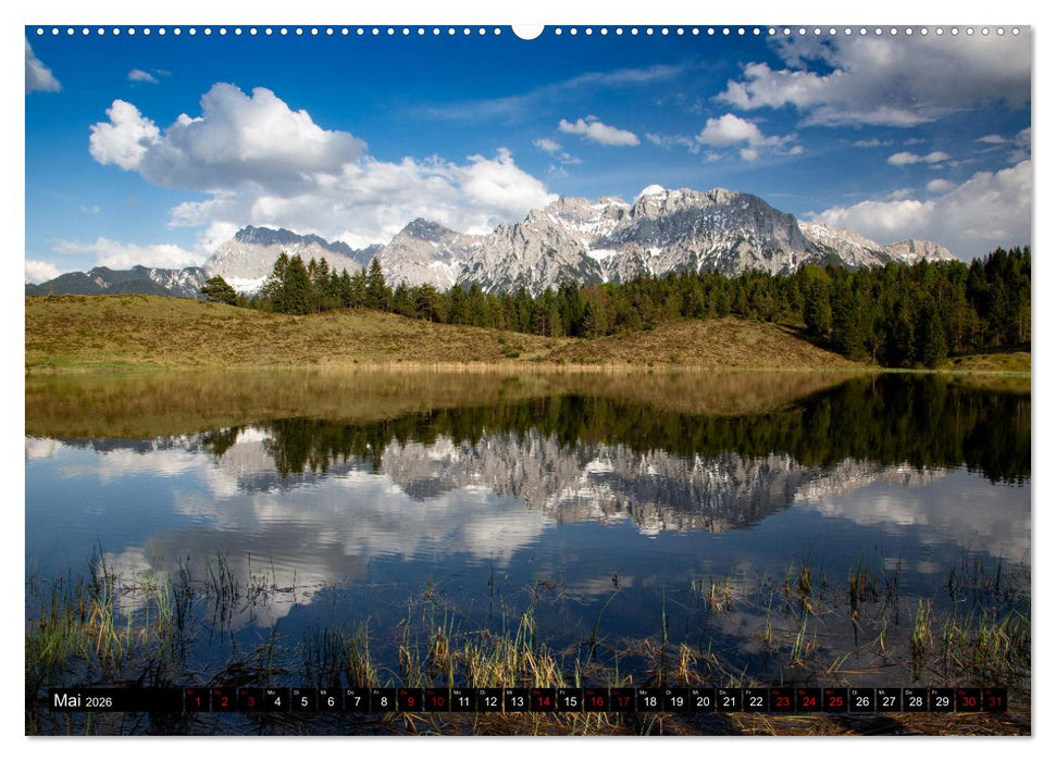Seen im Werdenfelser Land (CALVENDO Premium Wandkalender 2026)