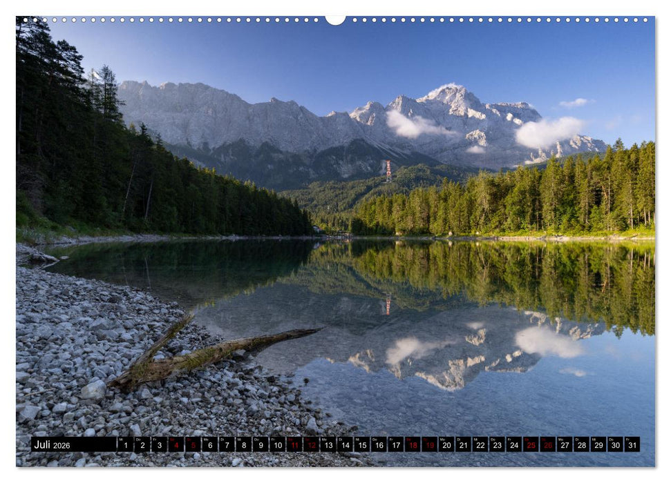 Seen im Werdenfelser Land (CALVENDO Premium Wandkalender 2026)