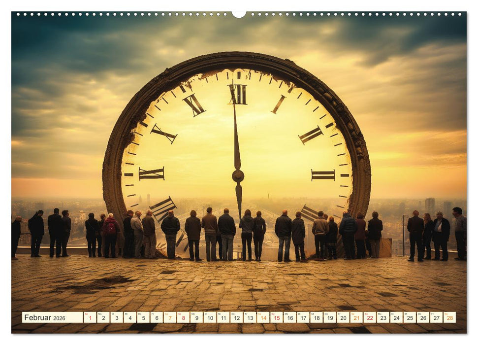 Keine Zukunft ohne die Zeit (CALVENDO Premium Wandkalender 2026)