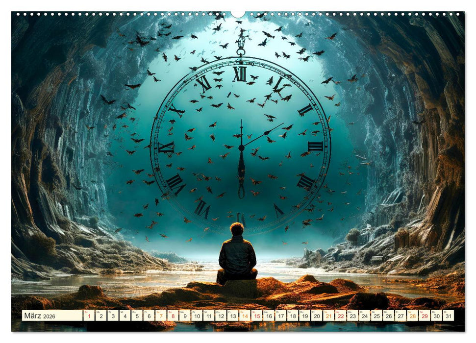 Keine Zukunft ohne die Zeit (CALVENDO Premium Wandkalender 2026)