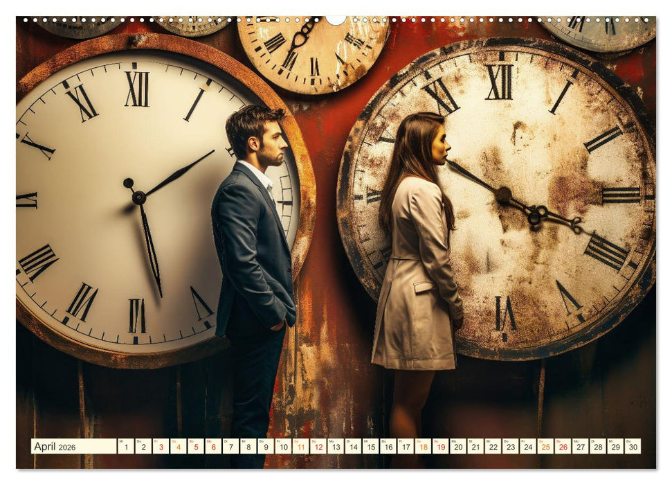 Keine Zukunft ohne die Zeit (CALVENDO Premium Wandkalender 2026)