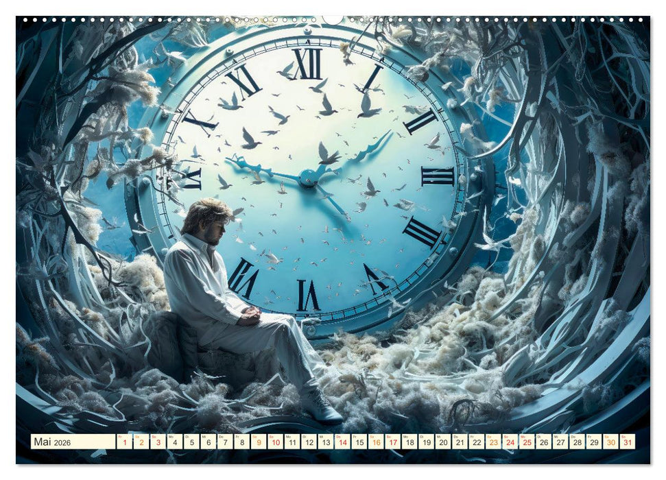Keine Zukunft ohne die Zeit (CALVENDO Premium Wandkalender 2026)