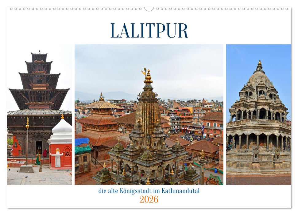 LALITPUR, die alte Königsstadt (CALVENDO Wandkalender 2026)