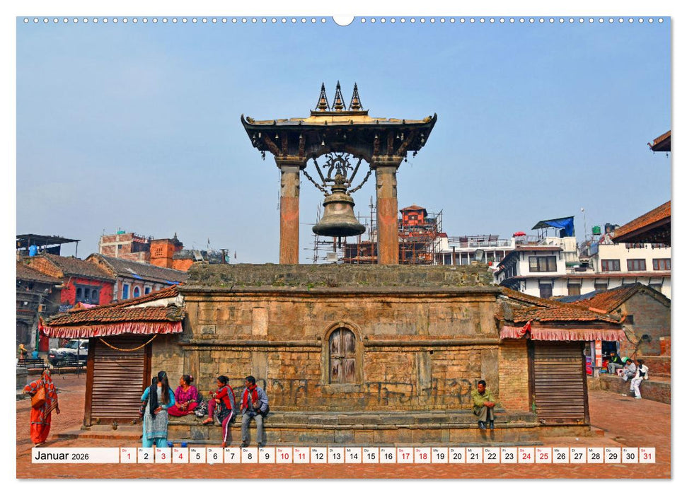 LALITPUR, die alte Königsstadt (CALVENDO Wandkalender 2026)